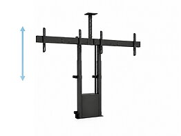 M Motorized Floormount/ Wallstand Dual Screen incl cabinet 120kg