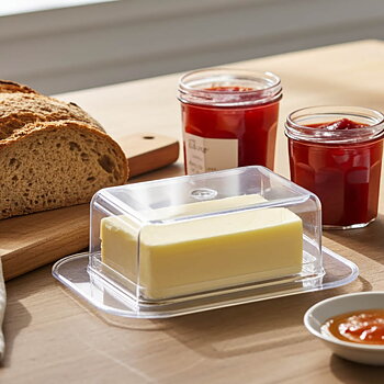 Smörask 1/2 kg, med  graderad bricka.