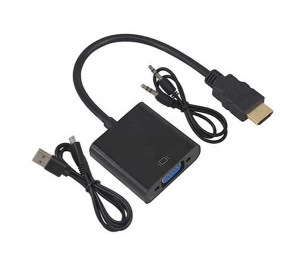 Cable - HDMI (male) to VGA (female) + AUX cable