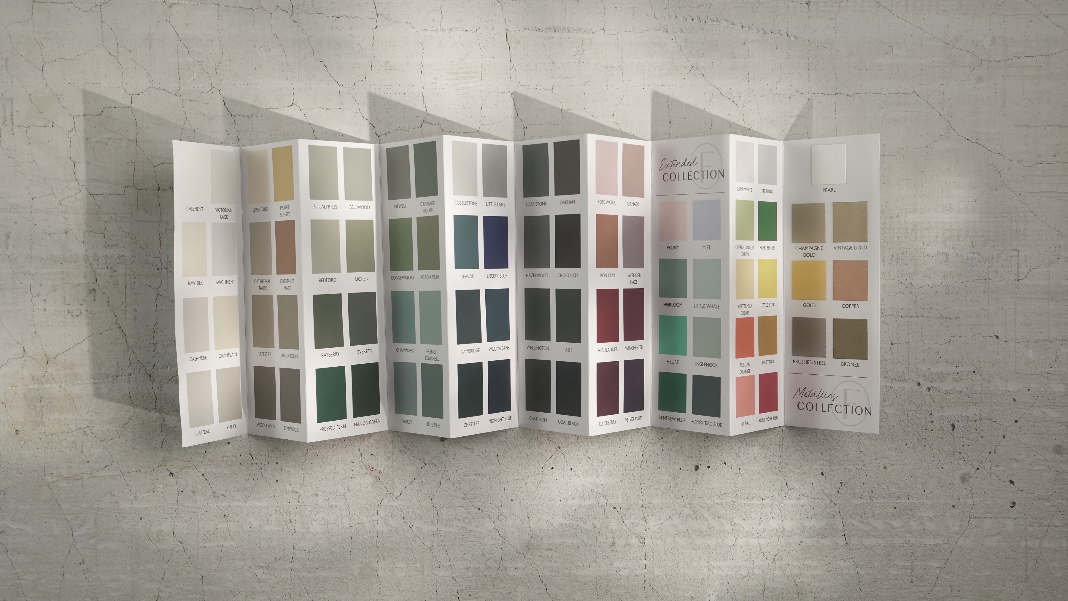 Fusion Mineral Paint Färgkarta 