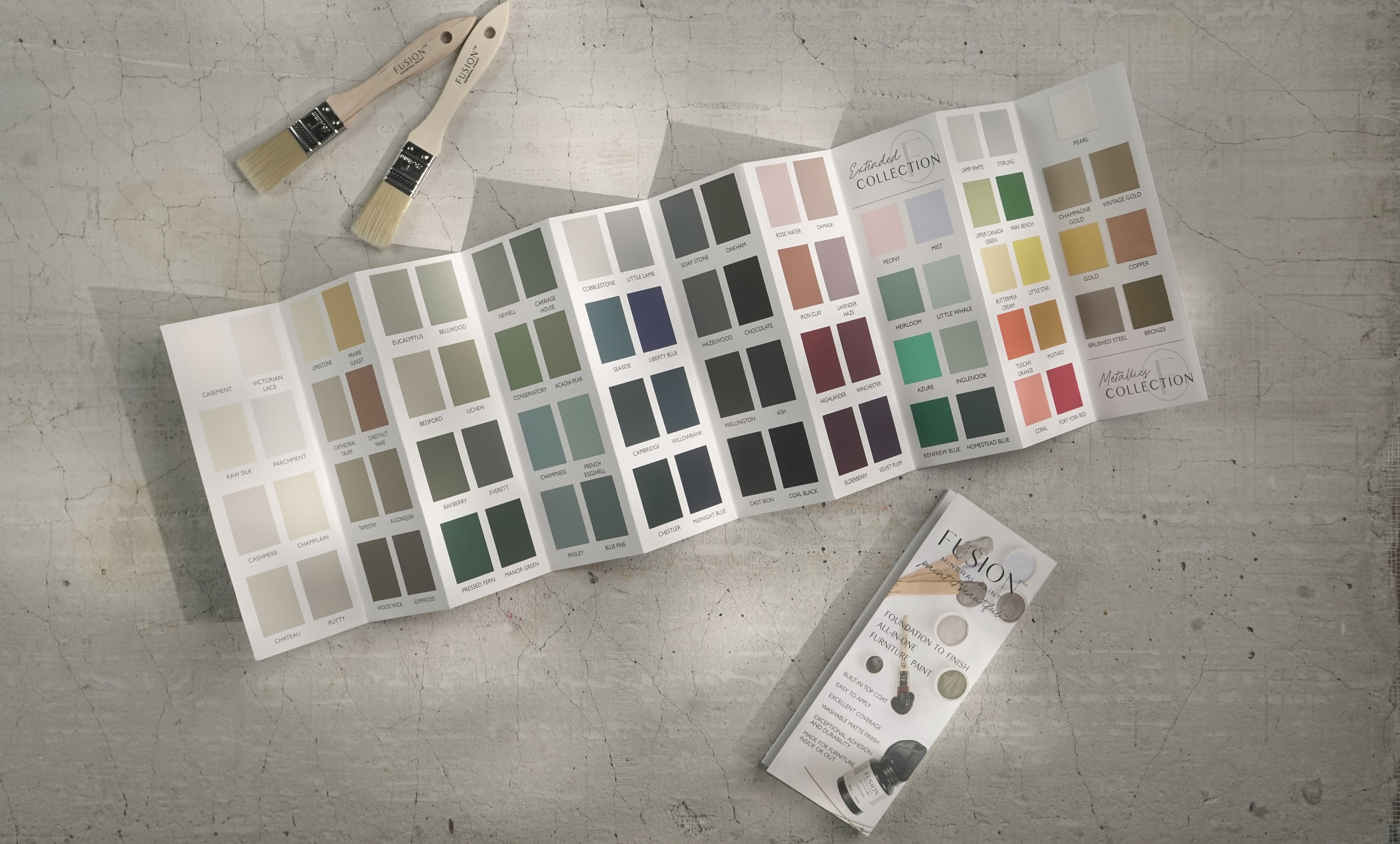 Fusion Mineral Paint Färgkarta  - 2