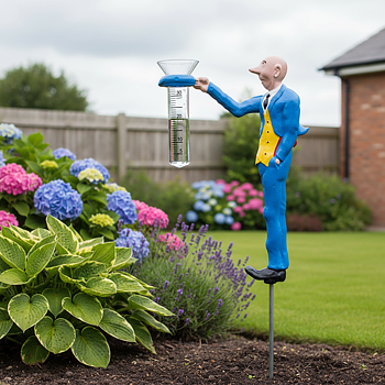Regnmätare  Kronblom. Trevligt och uppskattat inslag i trädgården. Perfekt som present.