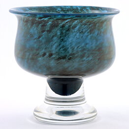 Bertil Vallien (Talatta 1972) Blue Goblet Bowl 13 cm
