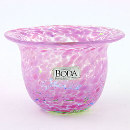 Ulrica Hydman Vallien (Pastel 1980s) Pink Rounded Bowl 6 cm