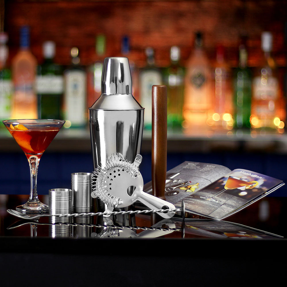 Cocktail-set Deluxe med Manhattan Shaker - 3