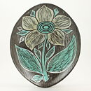 Mari Simmulson (Solblomma 1961) Oval Sunflower Dish 31 cm