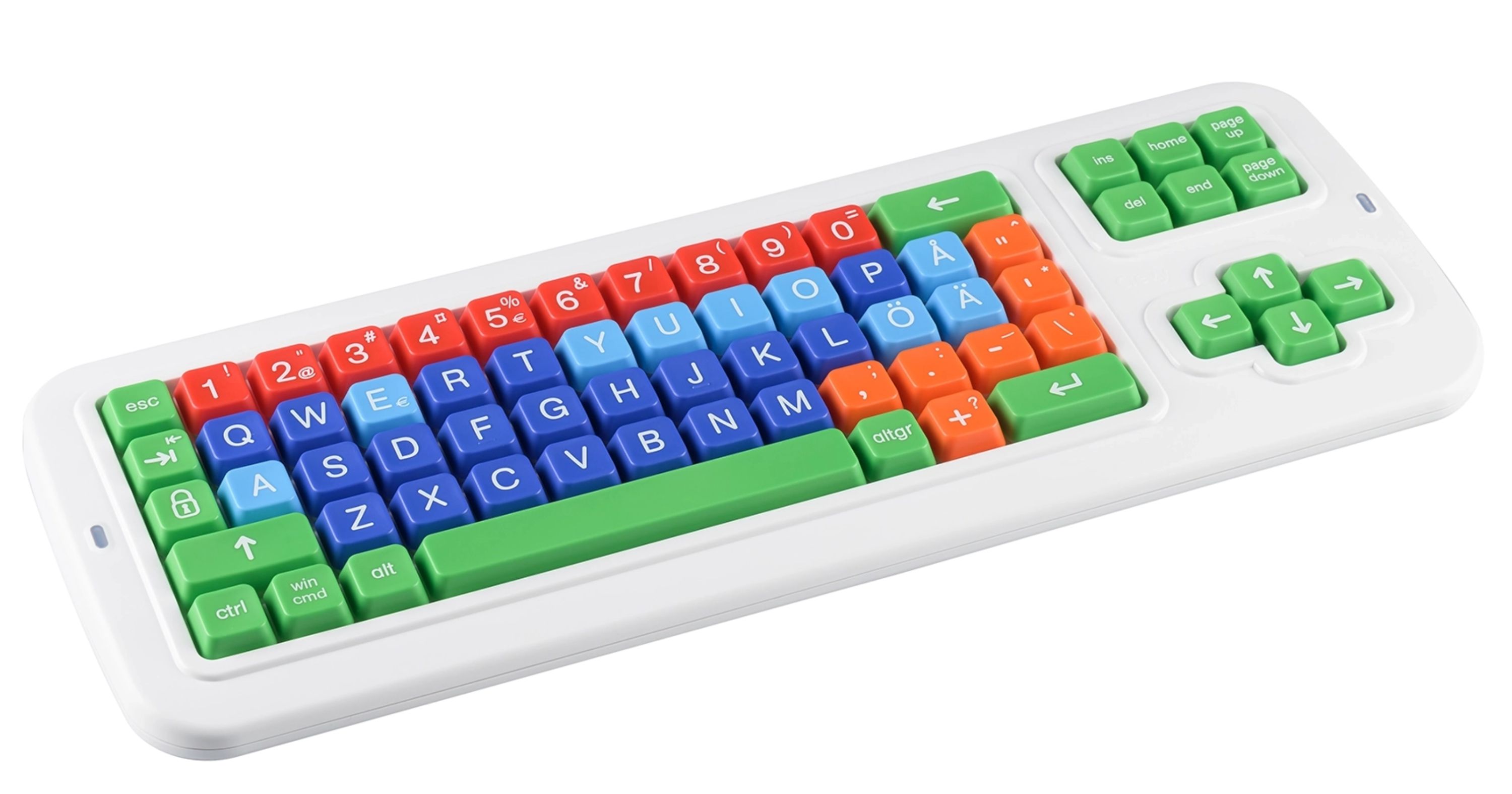 Clevy tangentbord med färger - Bluetooth / USB (SE) - 2