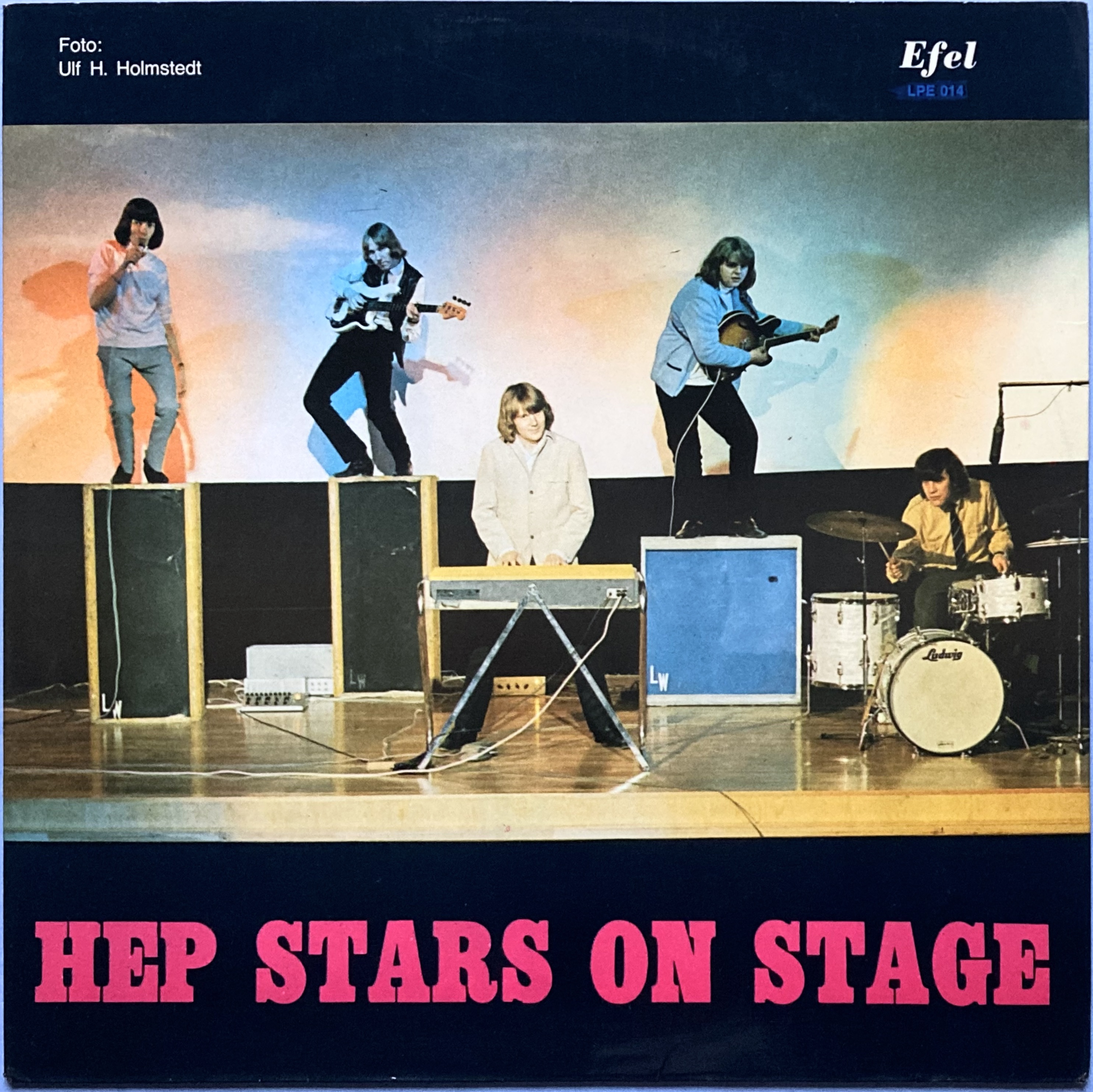 HEP STARS - On stage MARBLE vinyl Swe LP ca 1970 - 2