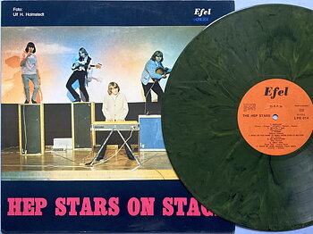 HEP STARS - On stage MARBLE vinyl Swe LP ca 1970