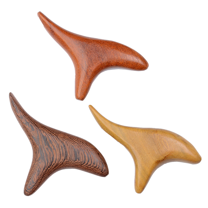 Massage Tool Wood - Three Edges - 7
