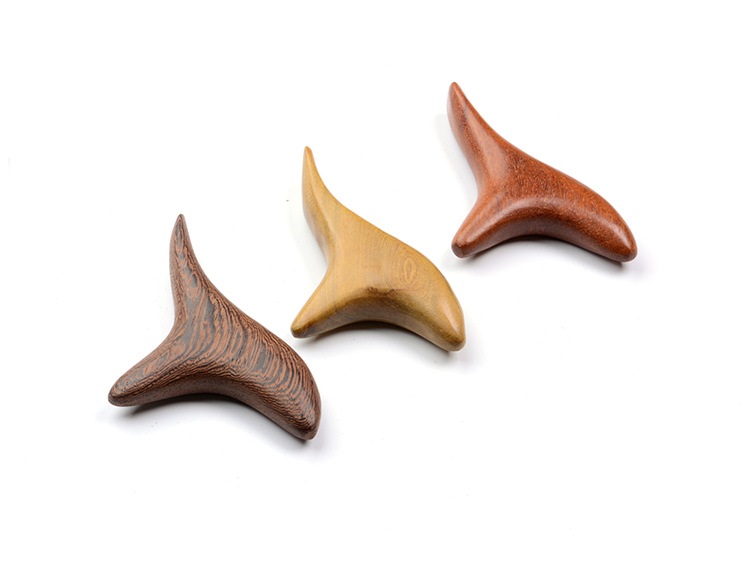Massage Tool Wood - Three Edges - 12