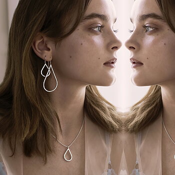 Silverhalsband H2O polerat