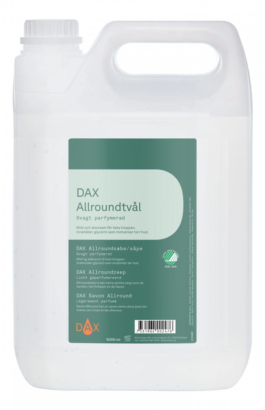 DAX Allroundtvål parf. 5L