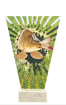 Fiskstatyett i glas
