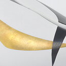 Stig Lindberg (Veckla 1950) Sculptural White Bowl with Decor 16 cm