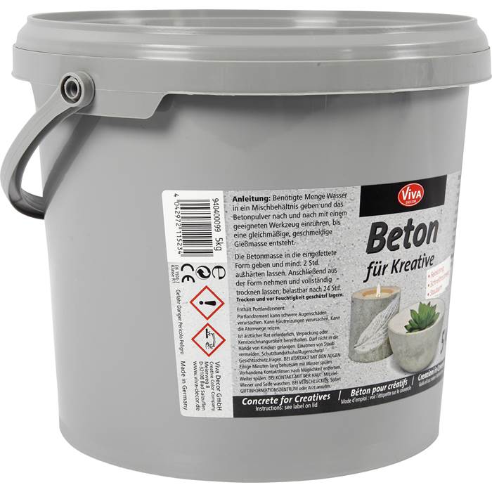 Hobbybetong grå 5000g - 2