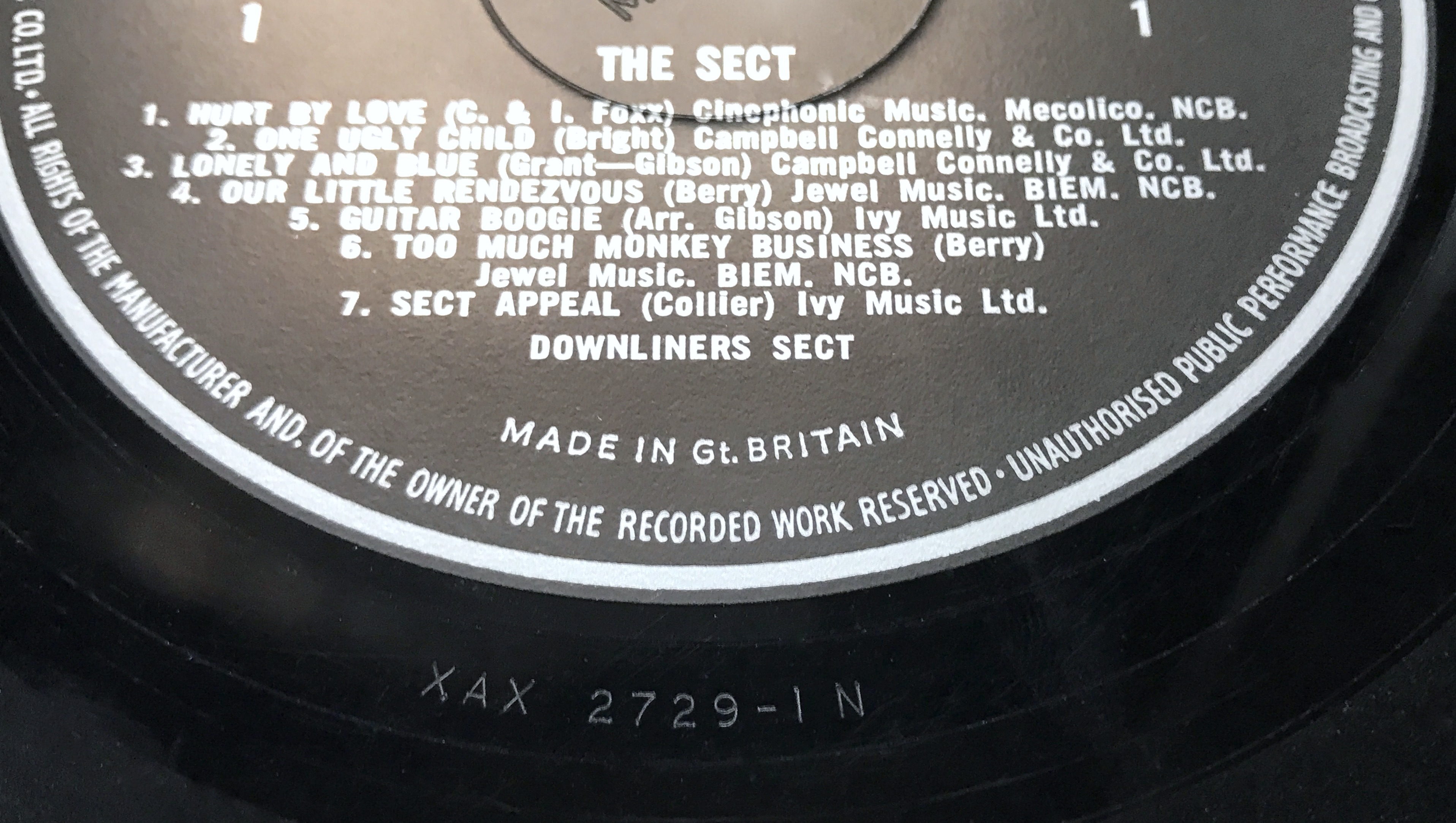 DOWNLINERS SECT - The sect UK-orig LP 1964 - 6