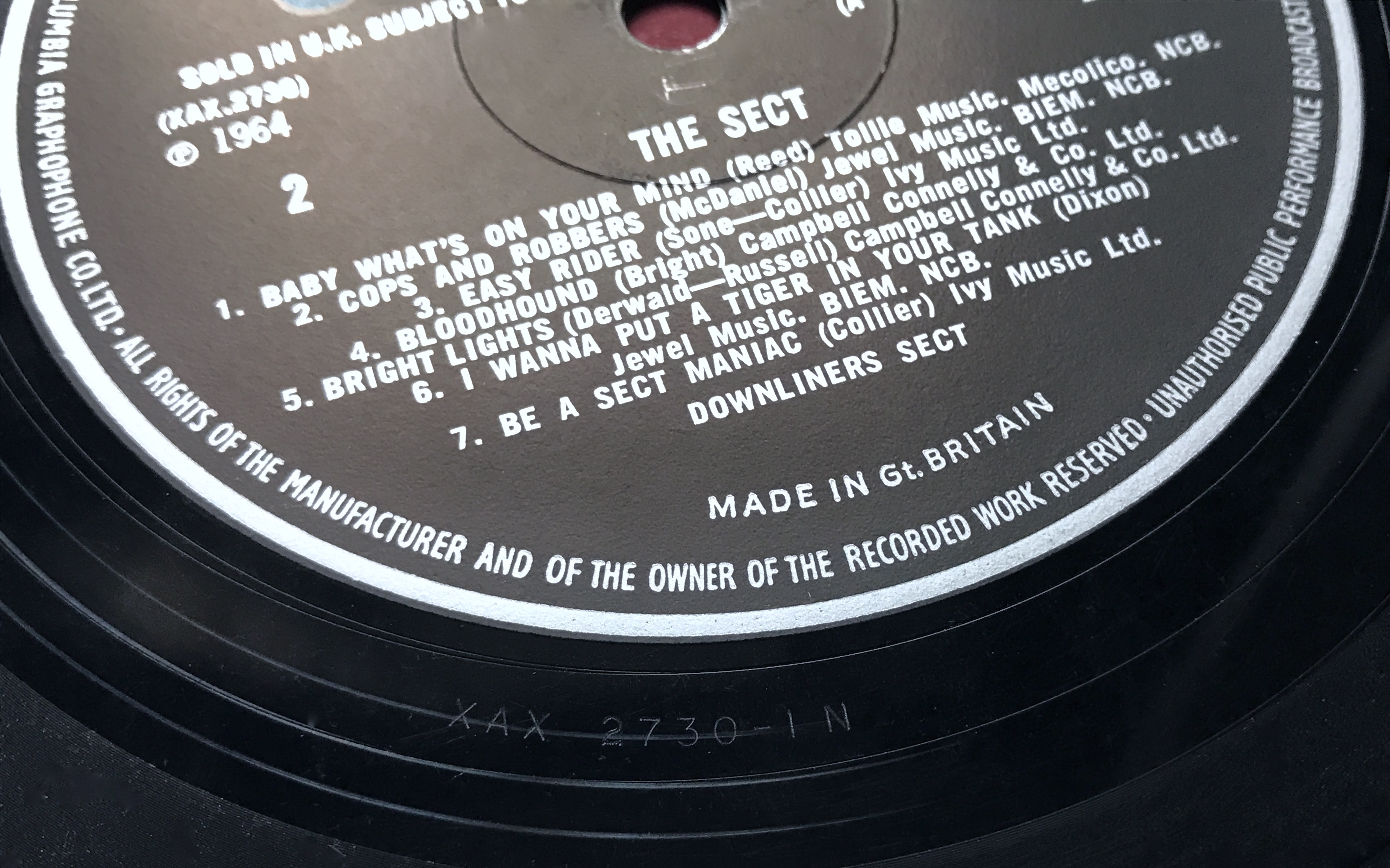 DOWNLINERS SECT - The sect UK-orig LP 1964 - 7