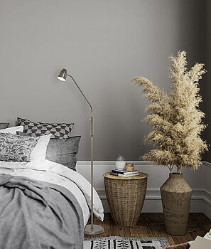 SANDNES golvlampa, tenn - Aneta Lighting