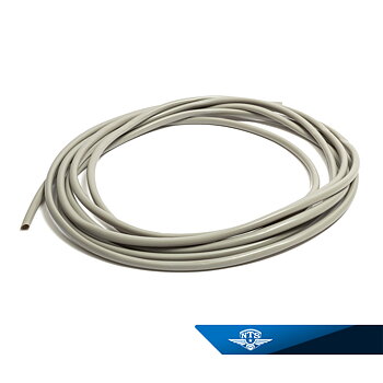 Wire casing gray plastic for 2-4 wires.&nbsp;Approx. 6 mm. Sold in 5 meter pieces