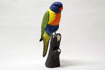 Rainbow lorikeet Wood 26x11x7
