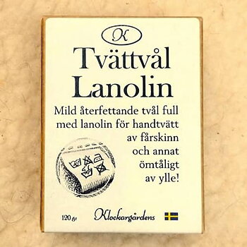 Tvätttvål för ull, Lanolintvål, Ulltvål