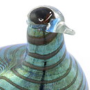 Oiva Toikka (1981) Long-Tailed Duck (Alli) Glass Bird 18/13 cm