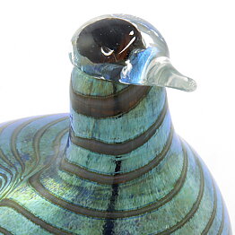 Oiva Toikka (1981) Long-Tailed Duck (Alli) Glass Bird 18/13 cm