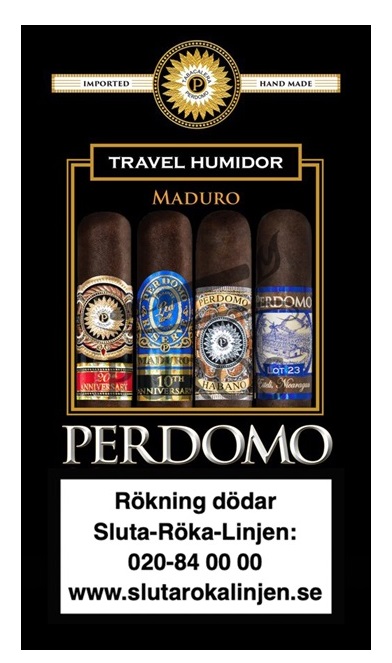 Perdomo Sampler Maduro Toro Humibag – 4 Cigarrer 