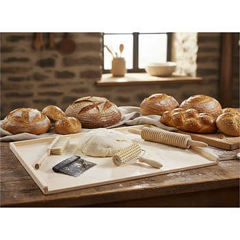 Bakbord trä  75x50cm , björk Svensktillverkat. Nummer 1 i flera Bäst i Test. Även perfekt som present.