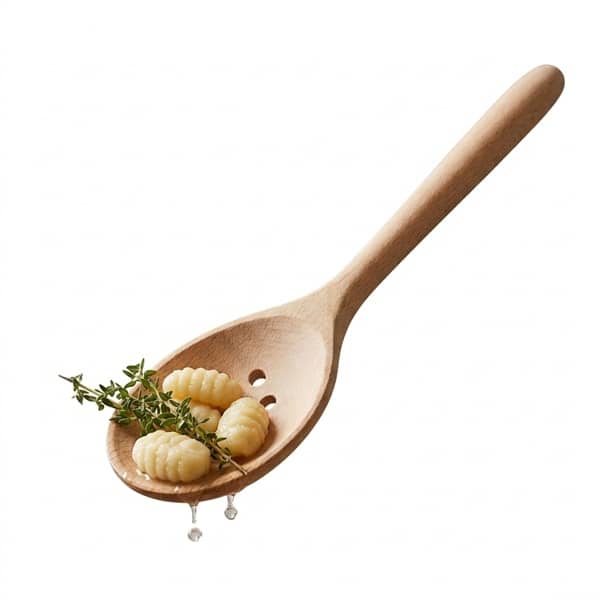 Hålslev, slev för gnocchi, dumplings, grönsaker,  30 cm - 3