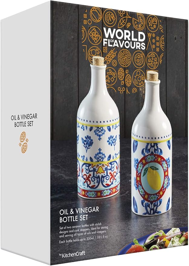 Kitchen Craft Olja/vinäger Set Keramik - 7