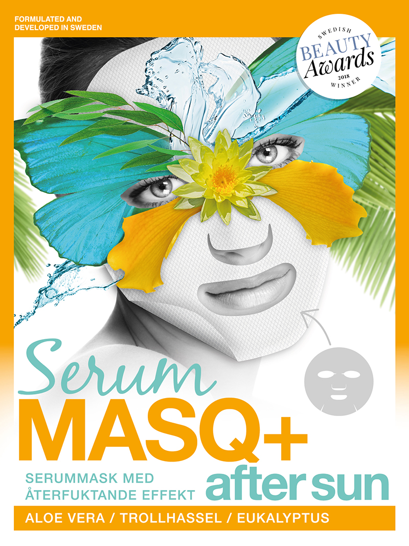 SerumMASQ+ After Sun. Vinnare Swedish Beauty Awards. 