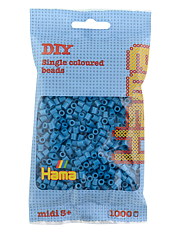 Hama 207-83 Midi pärlor 1000st Petrol blå