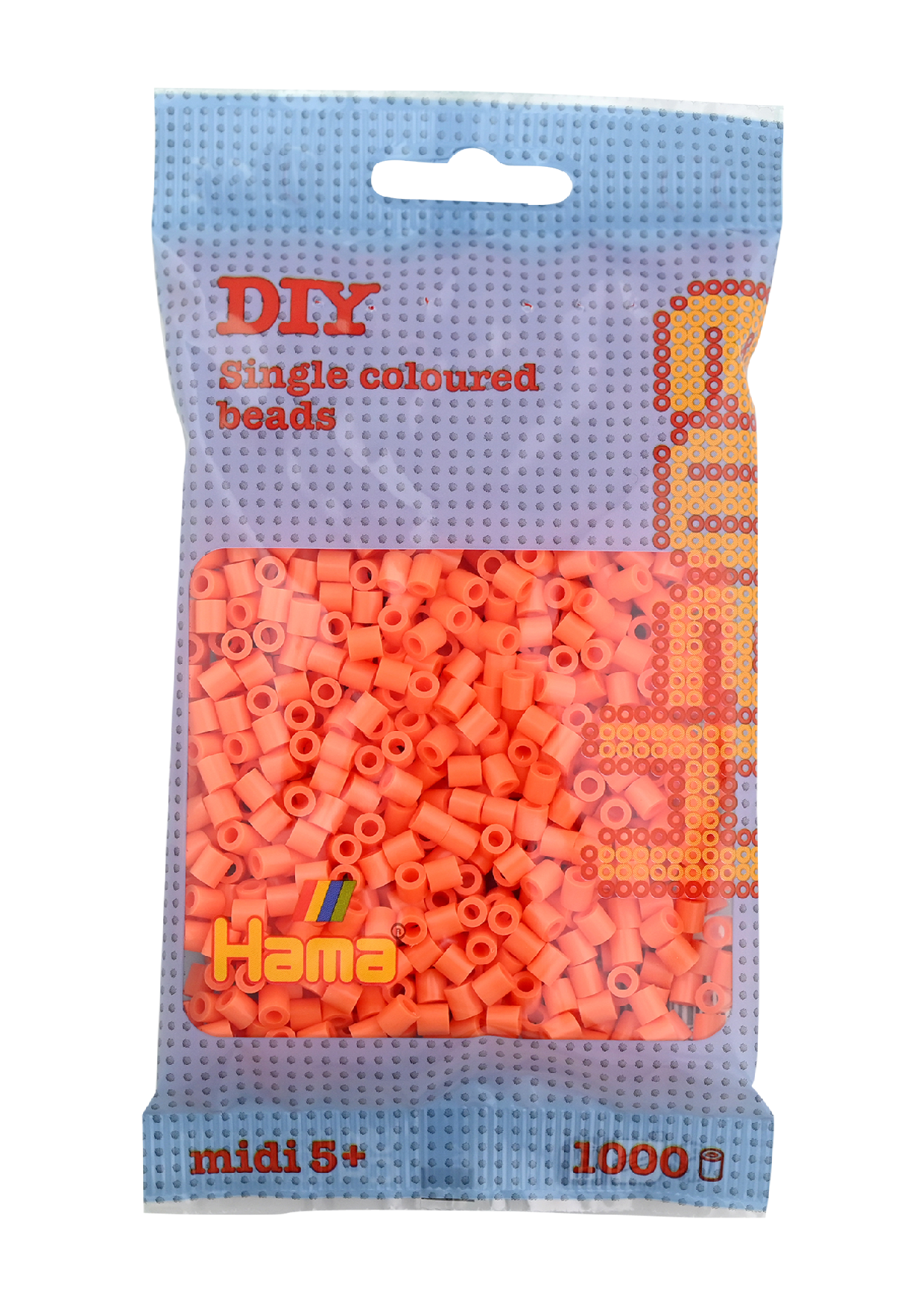 Hama 207-79 Midi pärlor 1000st aprikos orange