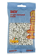 Hama 207-77 Midi pärlor 1000st grumlig vit