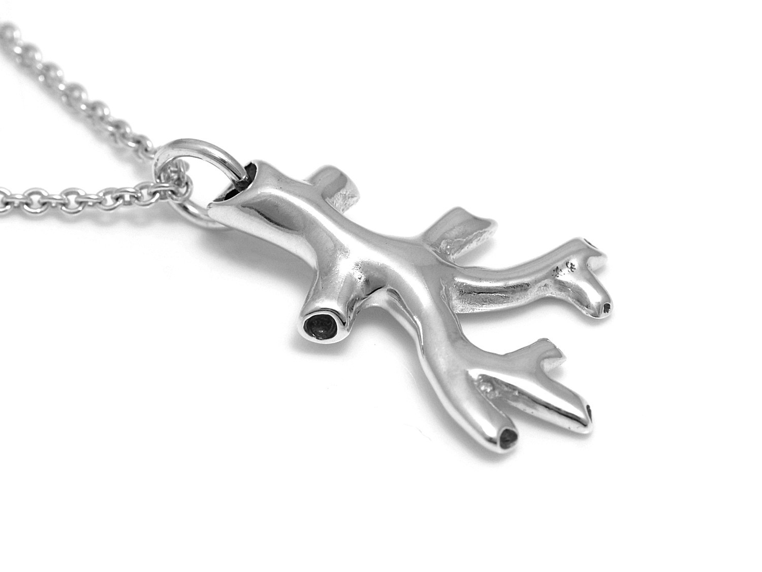 Blodådror Halsband, Ven och Artär Smycke i Äkta Silver - 2