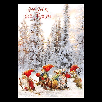Julklappssläden - Julkort A6 - 970 PA11