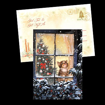 Katten - Julkort A6 - 976 PA33