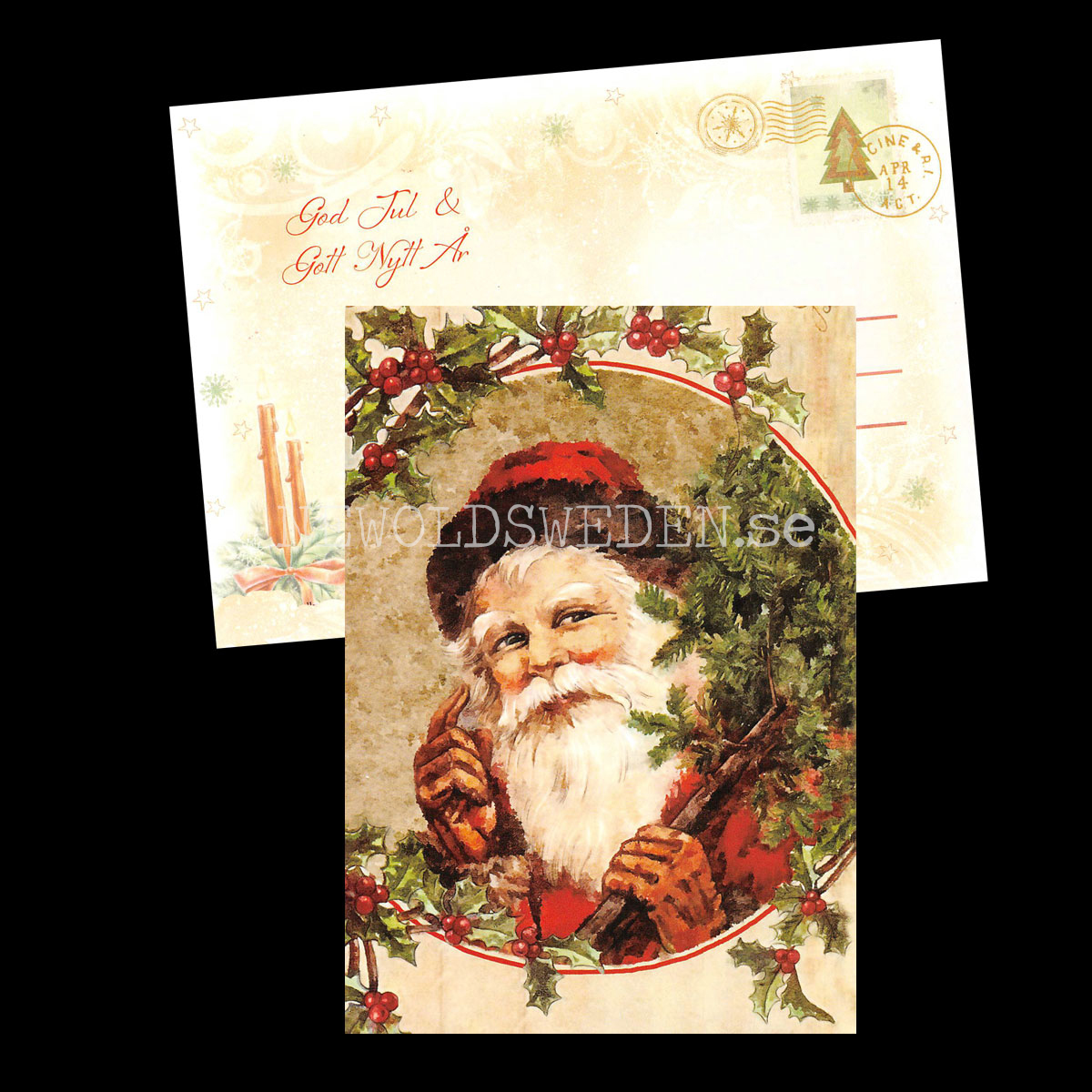 God Jul Julkort - Julkort A6 - 974 PA44 - 2