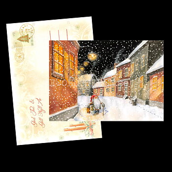 Storgatan - Julkort A6 - 976 PA55