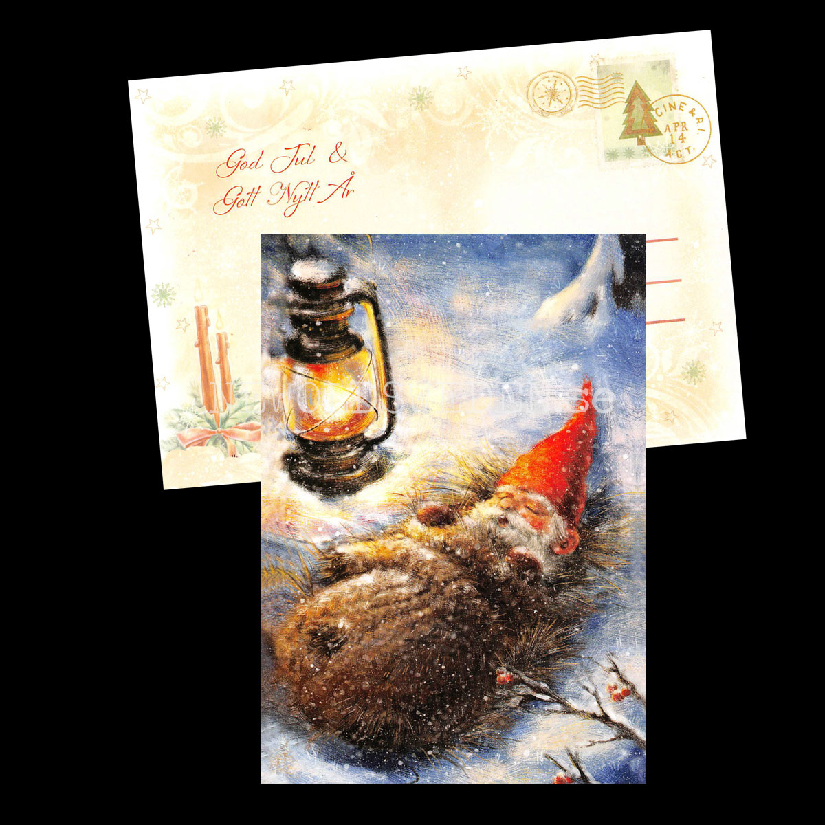Dan före dan - God Jul - Julkort A6 - 976 PA66 - 2
