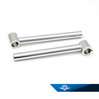 Clip-on handle bar set 517-13.602  Stainless Steel