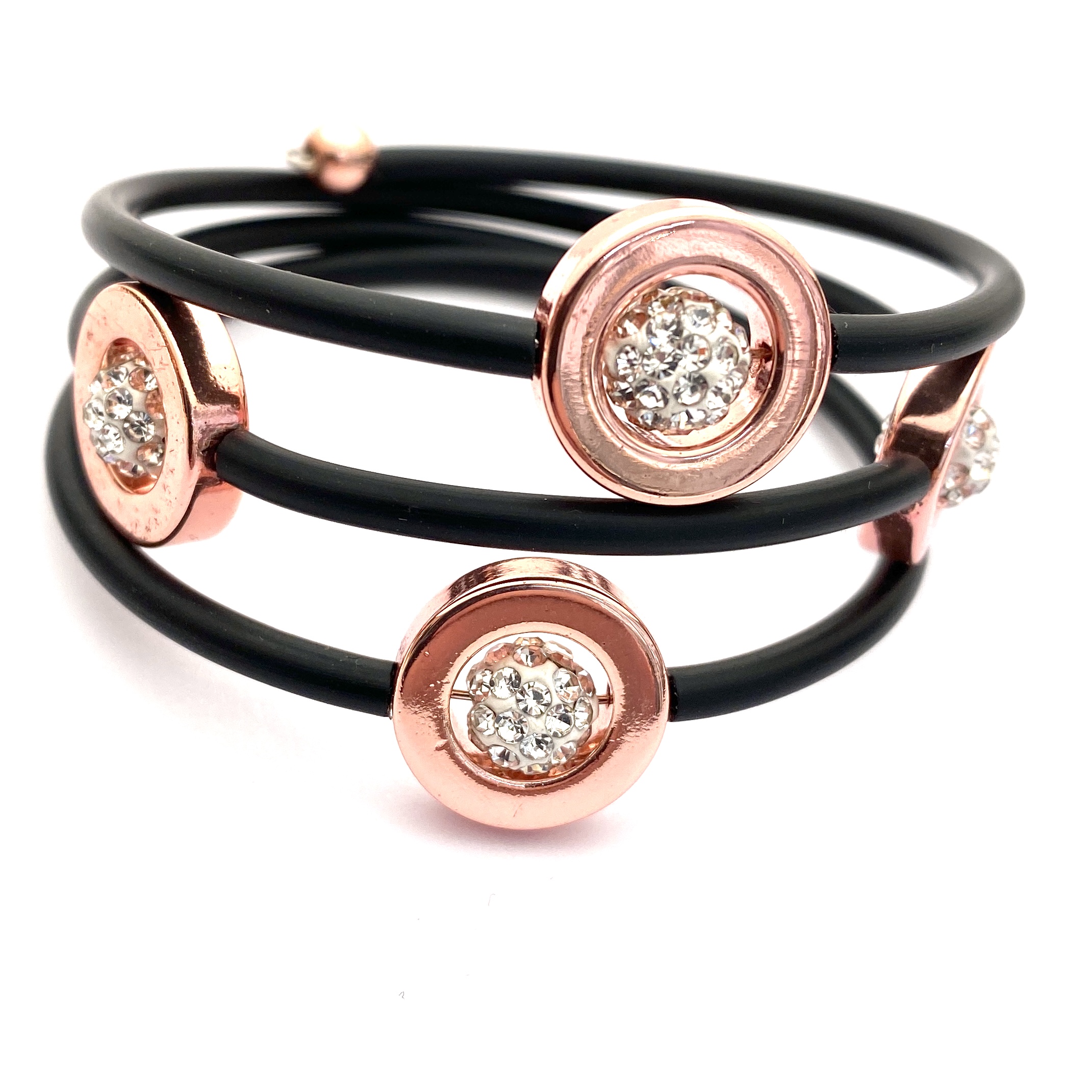 Armband Doris   Rosé Hematit kristaller