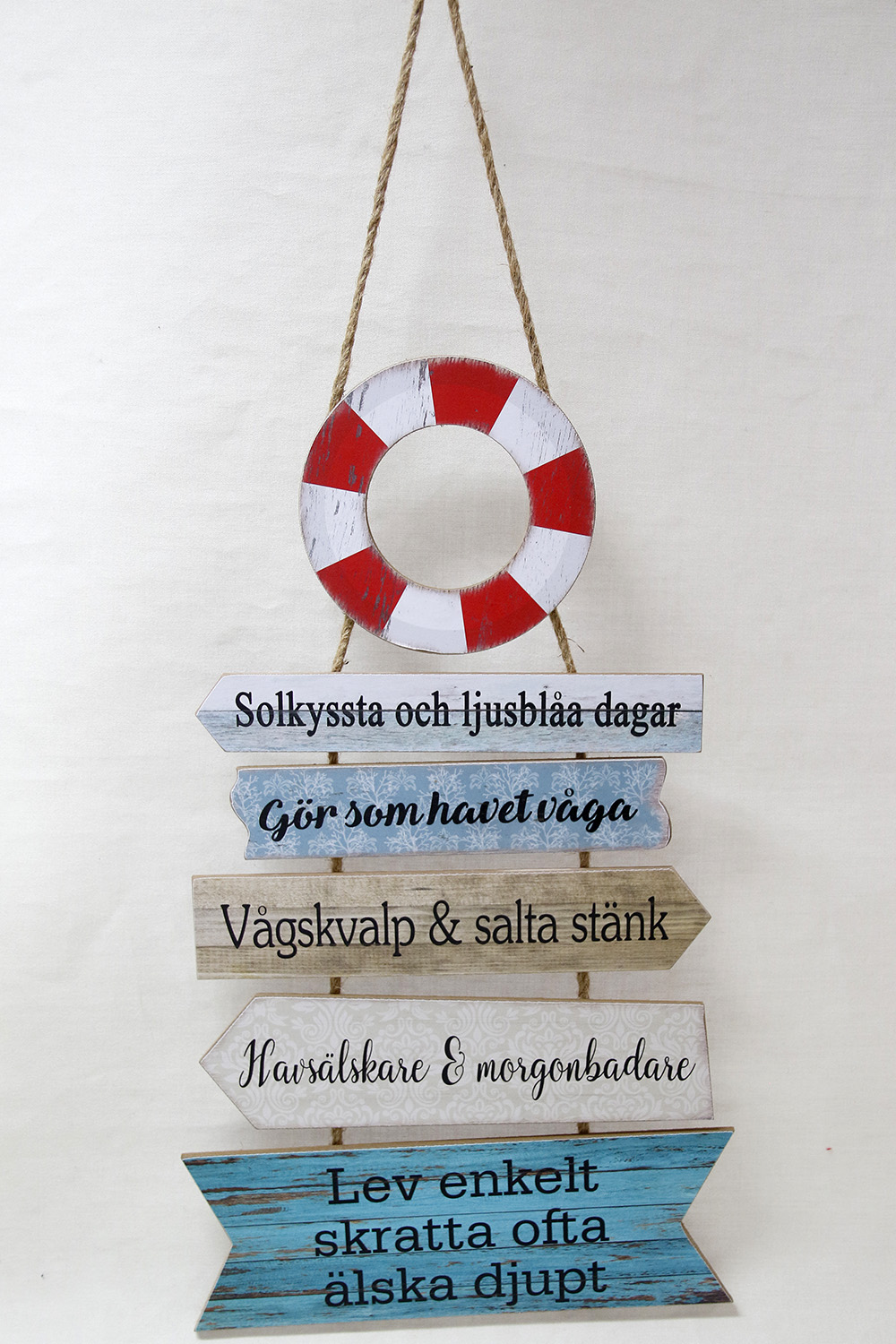 Livbojs skylt med Texter 37x80 cm  - 3