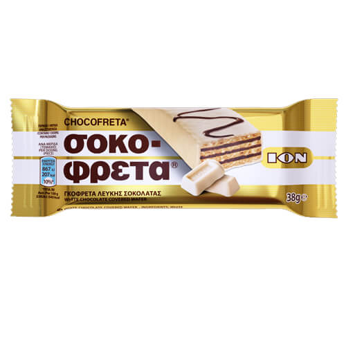 sokofreta med vit choklad  ΙΟΝ kex 38g