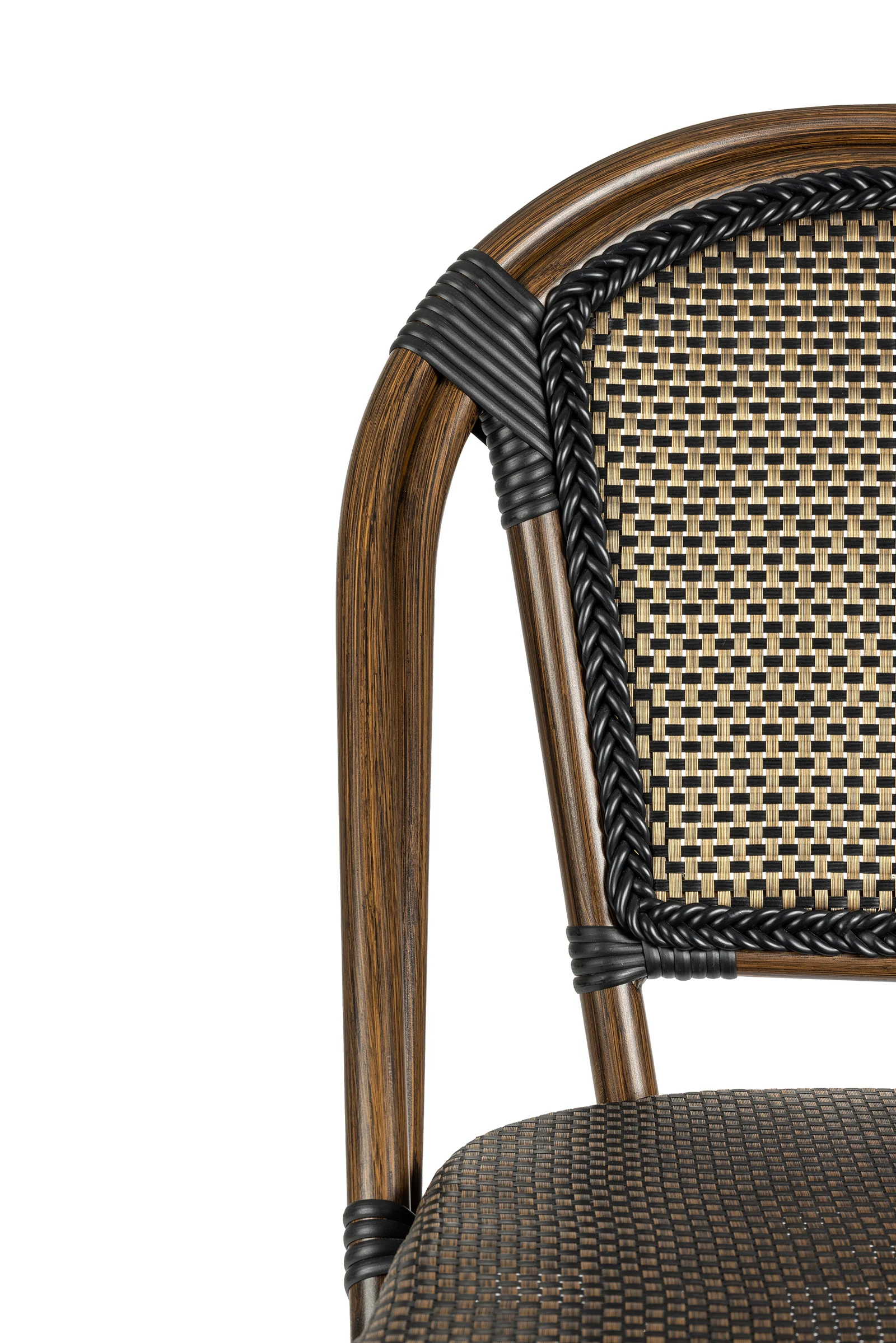 Stol PARIS, Bamboo, Brun/brun - 4