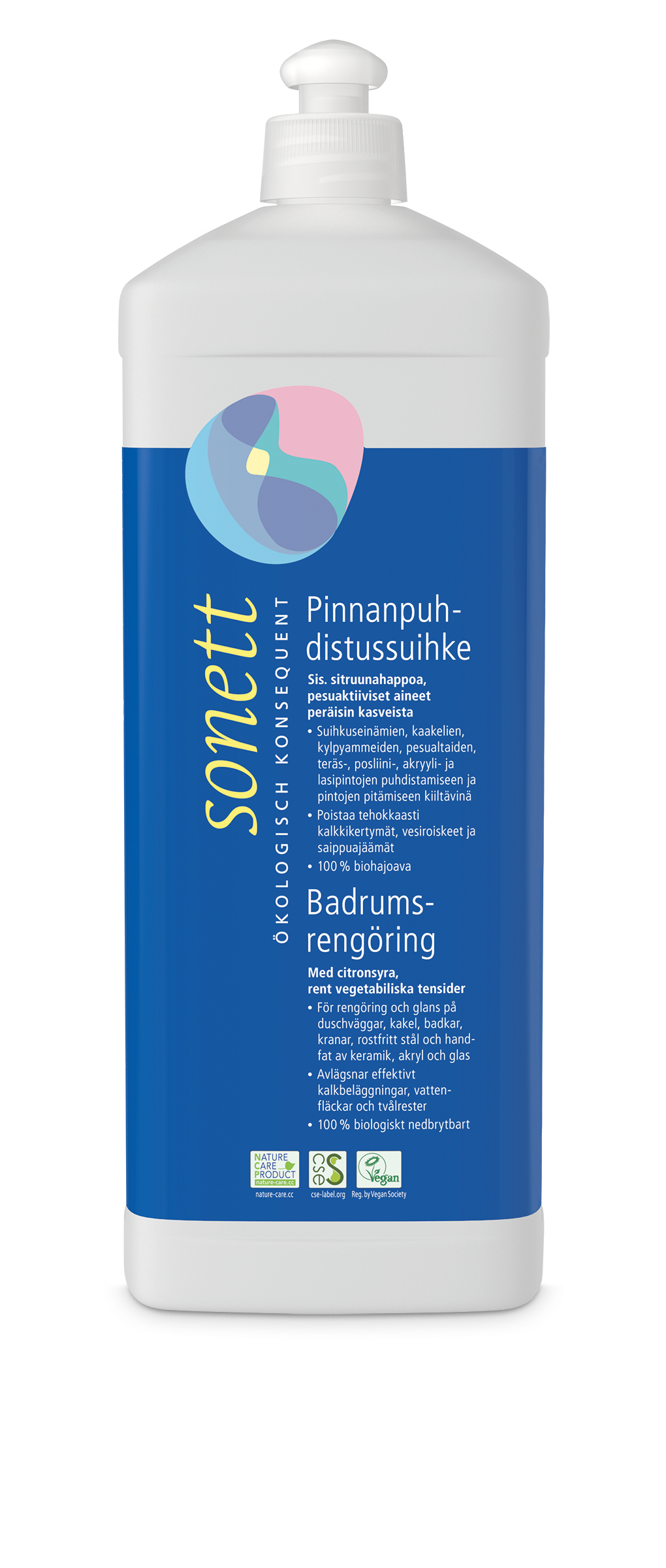Badrumsrengöring refill 1l  x6