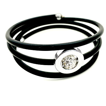 Armband Dilba silver Kistaller Hematit 