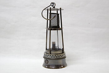 Mining Lantern Bronze Brass 26 cm